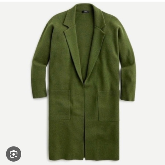 J. Crew Sweaters - J.‎ Crew Ella Long Sweater Olive